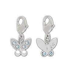 Blue Butterfly Charm
