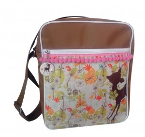 Blümchen & Ko Retro Bambino Tasche braun