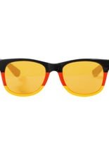 Blues Brille Schwarz-Rot-Gelb