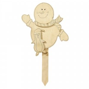Blumenstecker "Schneemann"