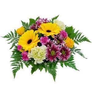 Blumenstrauß Blumenfreude Gelb-Lila