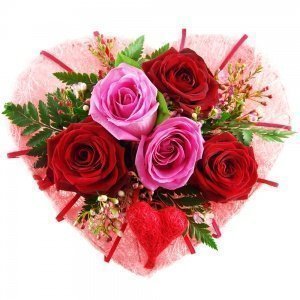 Blumenstrauß Bote der Gefühle