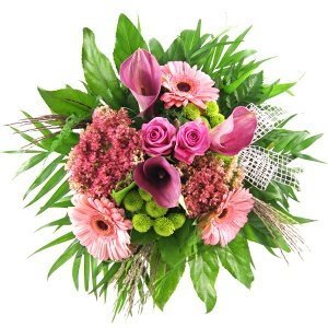 Blumenstrauß Geburtstagsbote