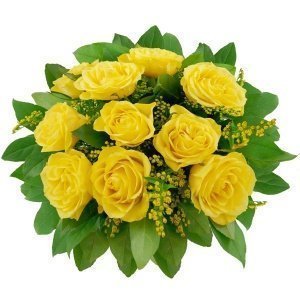 Blumenstrauß Goldene Rosenpracht