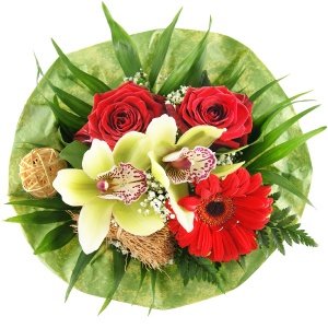 Blumenstrauß Orchideengruß