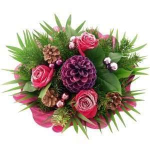 Blumenstrauß Weihnachtsglanz