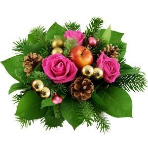 Blumenstrauß Weihnachtsgruß