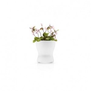 Blumentopf ?13cm weiss aus Glas 568251 v