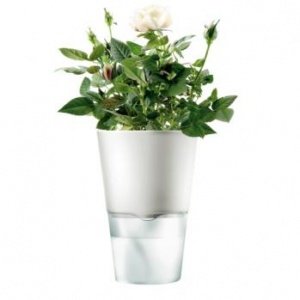 Blumentopf Kreideweiss 13cm 568203 von e