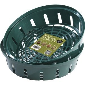 Blumenzwiebel-Korb, rund, 2er-Pack