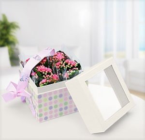 Blumige Geschenkbox