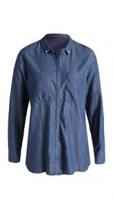 Bluse aus Baumwoll-Denim