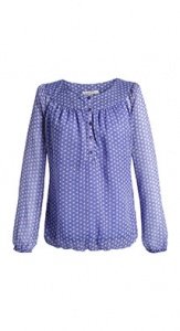 Bluse aus Chiffon