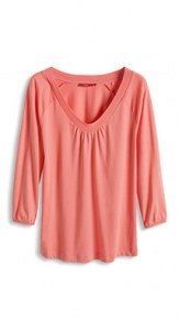 Blusiges Jersey-Shirt