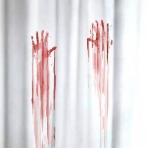 Blutbad Duschvorhang