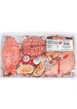 Blutige Kannibalen-Platte Halloween-Deko