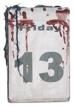 Blutiger Kalender Freitag, der 13.