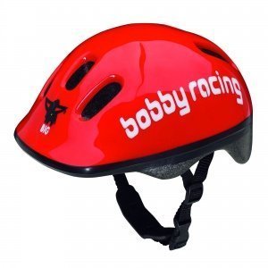 Bobby-Racing-Helm, rot