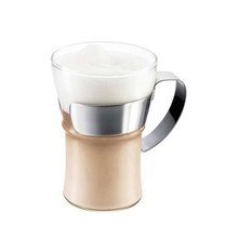 Bodum - Assam Kaffeeglas mit Edelstahlgr