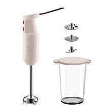 Bodum - Bistro Stabmixer mit Zubehör, we