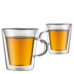 Bodum CANTEEN Glas mit Griff doppelwandi