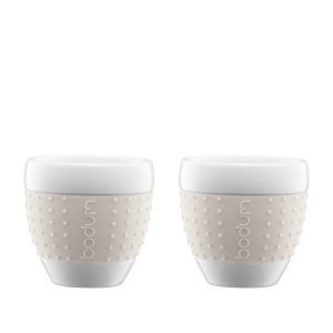 Bodum PAVINA Tasse 0.25L creme - 2er Set