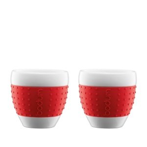 Bodum PAVINA Tasse 0.25L rot - 2er Set
