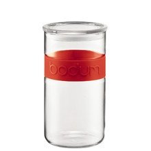 Bodum - Presso, Vorratsglas 2 l, rot