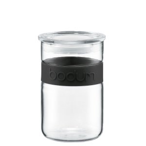 Bodum Vorratsglas PRESSO schwarz 0.6L