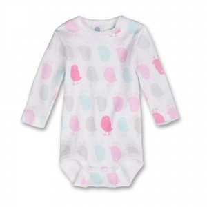 Body langarm 10 weiß