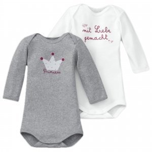 Body langarm 2er Pack Prin