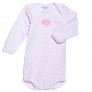 Body langarm rosa ringel