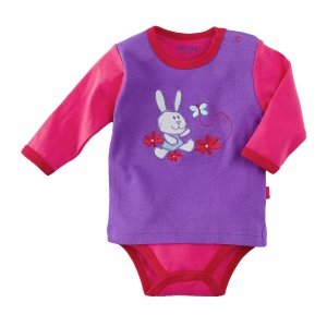 Body mit Shirt lila/pink