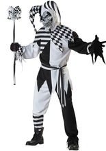 Böser Clown Harlekin Halloween Kostüm sc