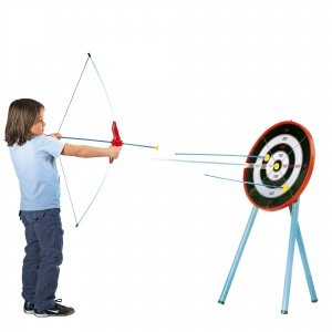 Bogenset mit Zielscheibe