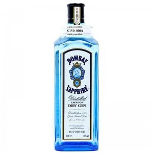 Bombay London Dry Gin Sapphire Literflas