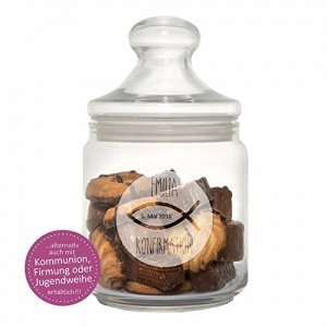 Bonbonglas Kommunion Fisch