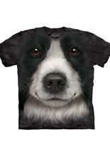 Border Collie Dog Face The Mountain T-Sh