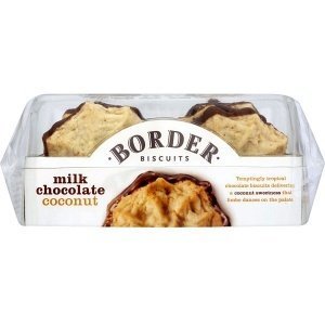 Border Milk Chocolate Coconut Cookies