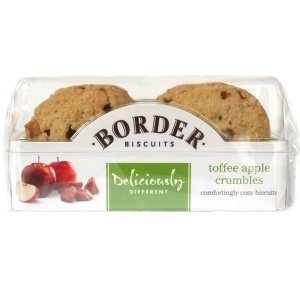 Border Toffee Apple Crumbles