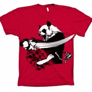 Böser Panda Herren T-Shirt - Medium