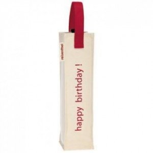 Bottlebag single Text happy birthday wei