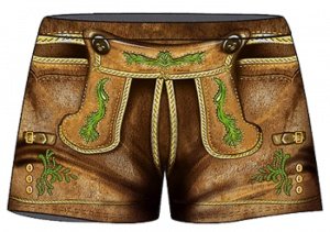 Boxershort Lederhosenlook