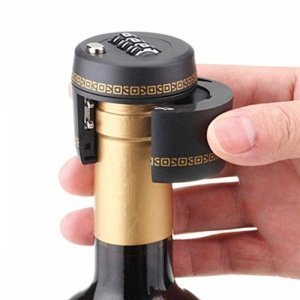 bonanic Zahlenschloss für Wein & Whisky bottle-wine Whiskey Flasche Top Stopper – Flasche Passw