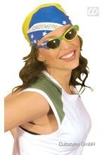 Brasilien Fan Brille Girl