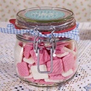 Brauseblätter Bonbonglas