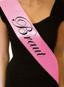 Braut Schärpe Bride