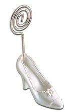 Brautschuh Kartenhalter Blume