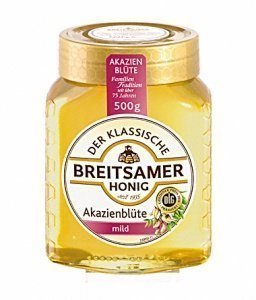 Breitsamer Honig Akazienblüte mild (500g