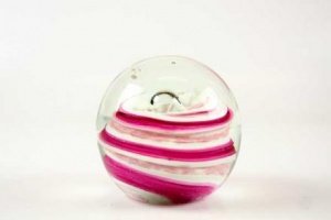 Briefbeschwerer Spirale Rosa